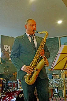 Eastbourne Prints: Alex Garnett, Eastbourne Jazz Festival, Eastbourne, 20 Sept 2018. Creator: Brian O Connor
