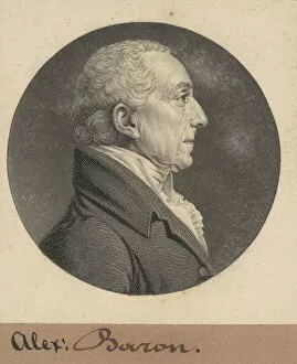 The Carolinas Gallery: Alexander Baron, 1808. Creator: Charles Balthazar Julien Févret de Saint-Mémin