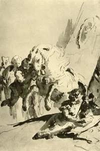 Wash Prints: Alexander and Bucephalus, mid 18th century, (1928). Artist: Giovanni Battista Tiepolo