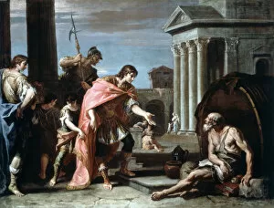 Hermit Collection: Alexander and Diogenes, late 17th-early 18th century. Artist: Sebastiano Ricci