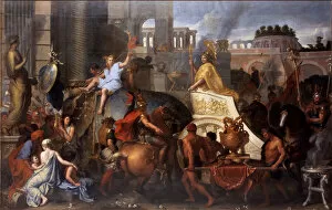 Charles 1619 1690 Gallery: Alexander Entering Babylon (The Triumph of Alexander the Great)
