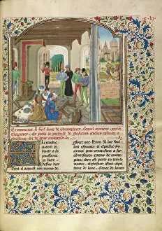 Conquest Prints: Alexander Fights with a Lion and Kills Clitus; Livre des fais d'Alexandre le grant