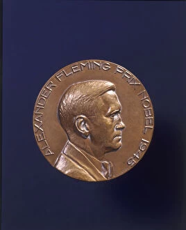 Images Dated 8th August 2006: Alexander Fleming Prix Nobel 1945