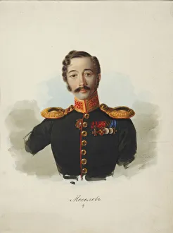 Gouache On Paper Gallery: Alexander Fyodorovich Mosolov (1808-1860), 1839
