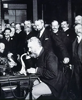 Chicago Prints: Alexander Graham Bell (USA, 1847-1922), engineer