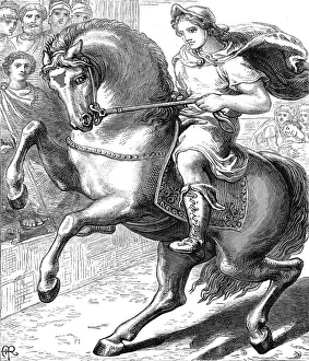 Conqueror Prints: Alexander the Great, (356-323 BC), c1873