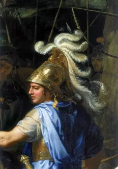 Charles 1619 1690 Gallery: Alexander the Great (Alexander and Porus, Detail), 1673. Artist: Le Brun, Charles (1619-1690)