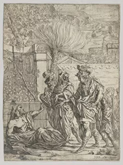 Philosopher Collection: Alexander the Great meeting Diogenes, ca. 1580-1640. Creator: Anon