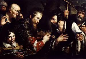 Bernardo Strozzi Gallery: Alexander the Great Restoring the Throne Usurped by Abdolomino, 17th century