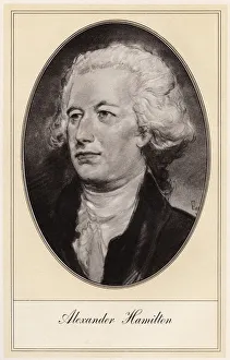 Alexander Hamilton, American politician, (early 20th century). Artist: Gordon Ross