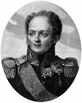 Alexander I (1777-1825), Tsar of Russia from 1801, in military uniform