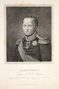 Iron Cross Prints: Alexander I, Emperor of all the Russians, 1814