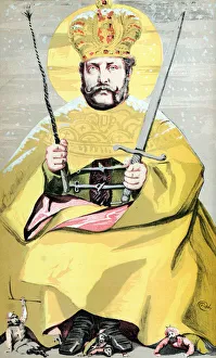 Alexander II (1818-1881), Tsar of Russia from 1855, 1869. Artist: Coide