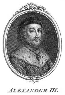 Alexander III, King of Scotland. Artist: Hall