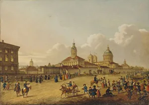 The Alexander Nevsky Monastery. Artist: Anonymous