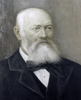 Alexander Ostrovsky, Russian playwright, 1884. Artist: Alexander Lensky