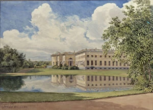 Images Dated 24th June 2013: The Alexander Palace in Tsarskoye Selo, 1831. Artist: Reutern, Gerhard Wilhelm, von (1794-1865)