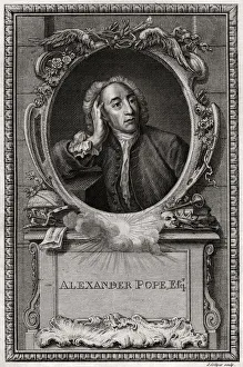 J Collyer Gallery: Alexander Pope, 1774. Artist: J Collyer