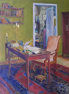 1950 Prints: Alexander Pushkins study at the Mikhaylovskoye estate, 1950