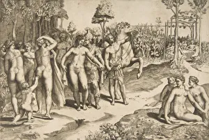 Roxana Prints: Alexander and Roxana, 1531-76. Creator: Giulio Bonasone