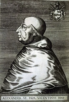 Images Dated 8th May 2007: Alexander VI, Rodrigo Borgia (1431-1503) Pope of the Catholic Church