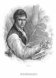 Aime Gallery: Alexander von Humboldt, German naturalist, c1830. Artist: William Home Lizars