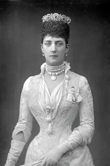 Diamond Gallery: Alexandra (1844-1925), Queen Consort of King Edward VII of Great Britain, c1890