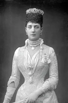 Beauty Prints: Alexandra (1844-1925), Queen Consort of King Edward VII of Great Britain, c1890