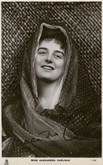 Images Dated 2nd September 2010: Alexandra Carlisle, British actress, c1900s-c1910s. Artist: Tuck and Sons