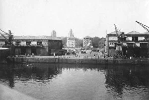 Alexandra Dock, Bombay, India, 1917