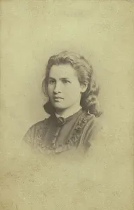 George Kennan Prints: Alexandra Ivanova Uspenskaia, head-and-shoulders portrait