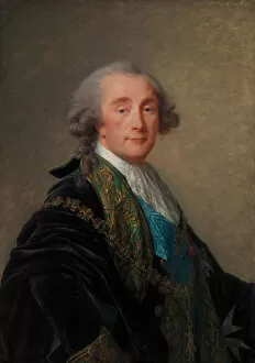Elisabeth Louise Gallery: Alexandre Charles Emmanuel de Crussol-Florensac (1743-1815), 1787. Creator: Elisabeth