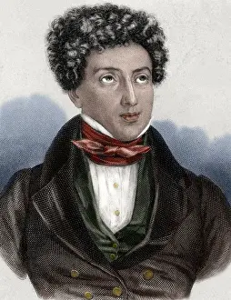 Alexandre Dumas (1802-1870), French writer, 19th century. Creator: Unknown