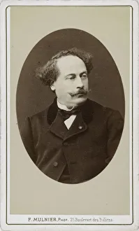 Alexandre Dumas, fils (1824-1895), 1895. Creator: Mulnier, Ferdinand (1817-1891) Alexandre Dumas, fils (1824-1895), 1895. Creator: Mulnier, Ferdinand (1817-1891)