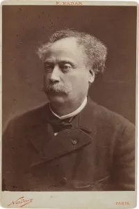 Dumas Prints: Alexandre Dumas, fils (1824-1895), c. 1886. Creator: Nadar, Paul (1856-1939)