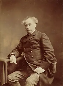Alexandre Dumas, fils, c1886. Creator: Paul Nadar