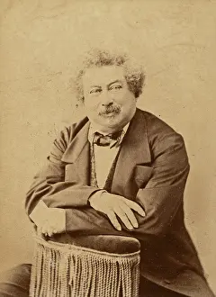 Playwright Prints: Alexandre Dumas pere, negative about 1862; print after 1889. Creators: Nadar, Paul Nadar