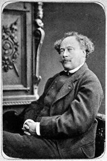 Alexandre Dumas Fils Collection: Alexandre Dumas the Younger, French writer, c1865-1895