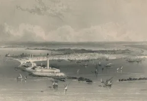 Dhow Prints: Alexandria, mid-late 19th century. Creator: Edward Paxman Brandard