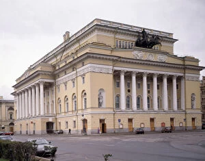 Alexander Theatre Gallery: The Alexandrinsky Theatre in Saint Petersburg, 1828-1832. Artist: Rossi, Carlo (1775-1849)