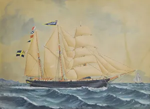 Full Sail Prints: Alfhild of Gavle, 1889. Creator: Lars Petter Sjostrom
