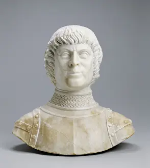 Bust Prints: Alfonso I, King of Naples, between 1850 and 1900. Creator: Francesco Laurana