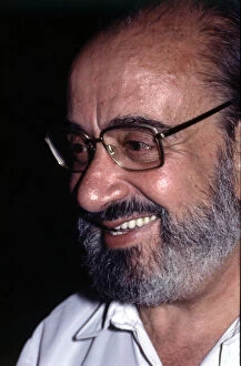 Alfonso Sastre (1926 -), Spanish essayist and playwright born in Madrid, 1987 photo