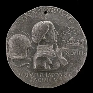 Pisanello Prints: Alfonso V of Aragon, 1394-1458, King of Naples and Sicily 1443 [obverse], 1449