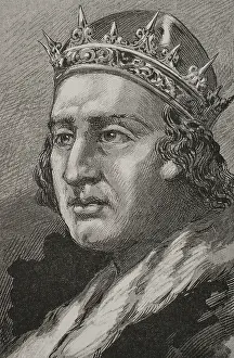Alfonso XI of Castile (1311-1350), so-called "the Avenger", King of Castile and Leon, 1890. Creator: Joan Serra y Pausas
