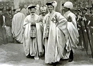 Alfonso XIII, King of Spain. (1886-1941) with the Uniform Order of Calatrava published