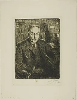 Alfred Beurdeley, 1906 or 1907. Creator: Anders Leonard Zorn