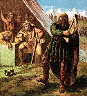 Alfred In The Danish Camp, (c1850)