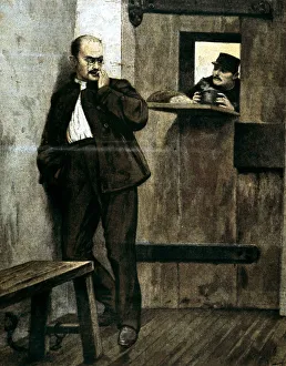 Injustice Prints: Alfred Dreyfus in prison, 1895