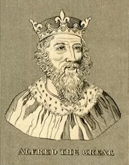 Aelfred Gallery: Alfred the Great, (c847-899), 1830. Creator: Unknown